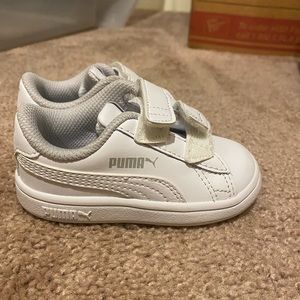 Lightly Worn White Pumas